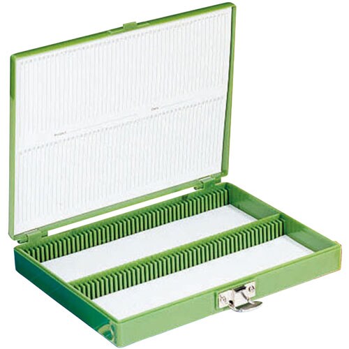 カラースライドボックス 100枚用 緑