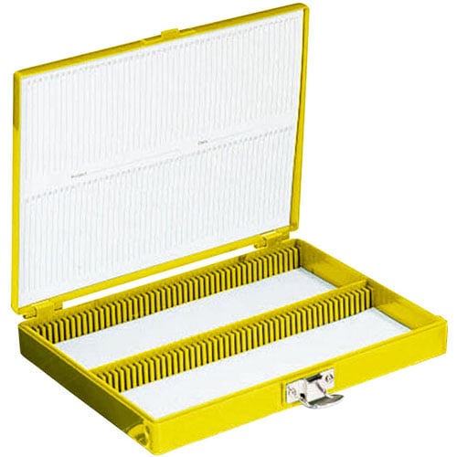 カラースライドボックス 100枚用 黄