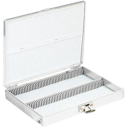 カラースライドボックス 100枚用 白