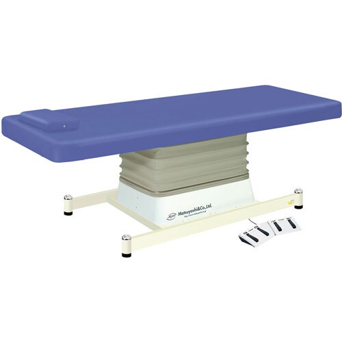 マツヨシ電動診察台 Lブルー MY−J201ST