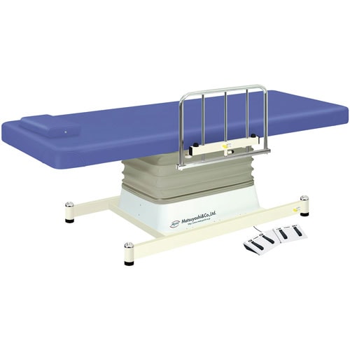 マツヨシ電動診察台 Lブルー MY−J201GS
