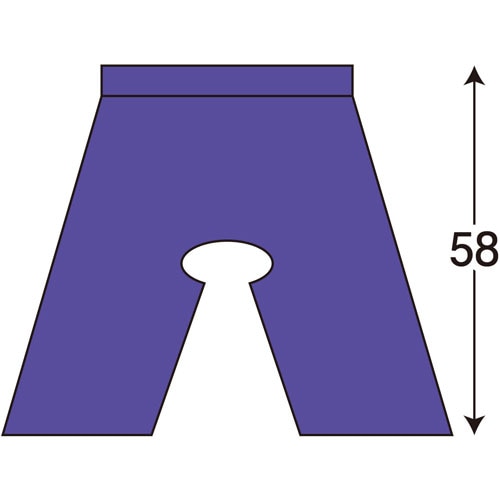 検査衣 パンツ 丈58cm