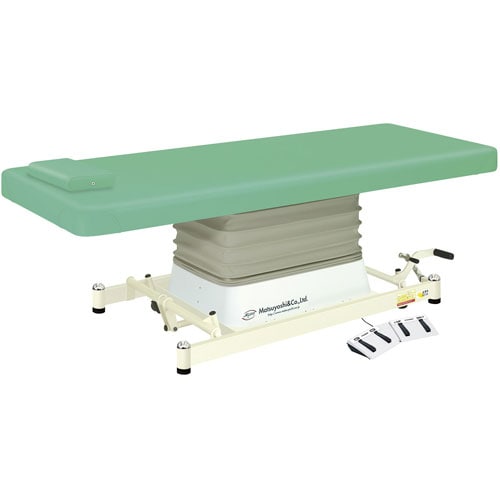 マツヨシ電動診察台 Lグリーン MY−J401SL
