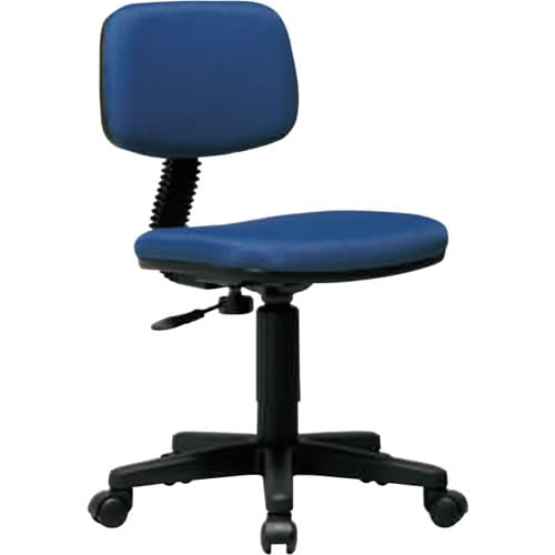 チェア 肘なし ブルー