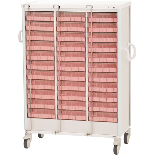 与薬カート1Week 33床用 ホワイト