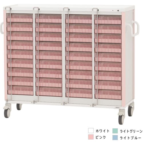与薬カート1Week 36床用 ホワイト