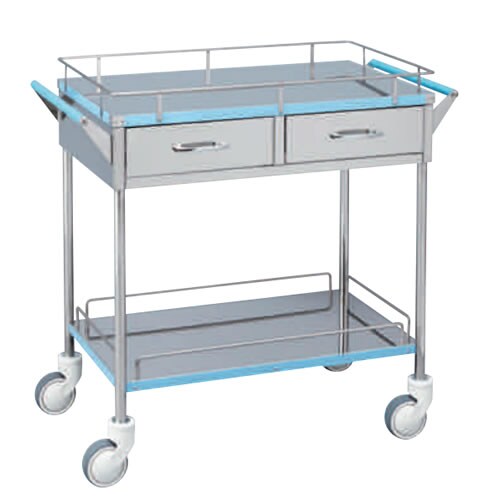 カラーライン回診車 ブルー MY−CL215B