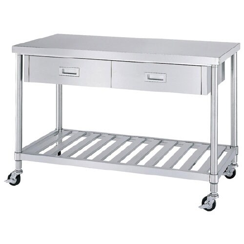 ステンレス作業台(引出付) No.18060