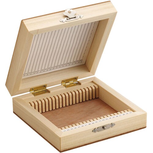 木製プレパラートボックス 20枚用