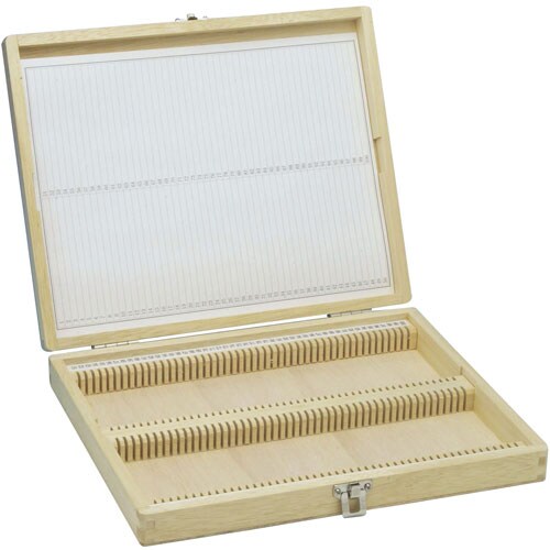 木製プレパラートボックス 100枚用