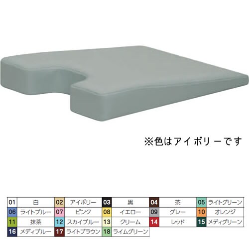 マクラ バスト用(薄型) アイボリー