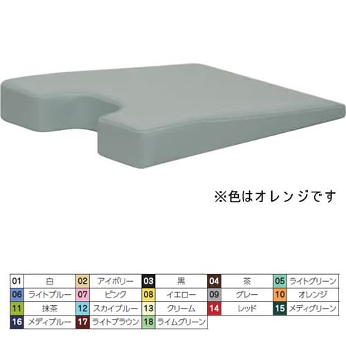 マクラ バスト用(薄型) オレンジ