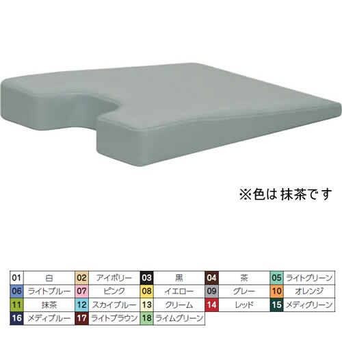 マクラ バスト用(薄型) 抹茶