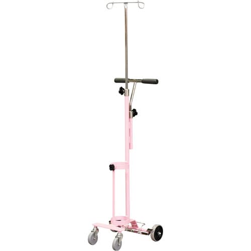 ガートル架付ボンベカートSD 500L ピンク