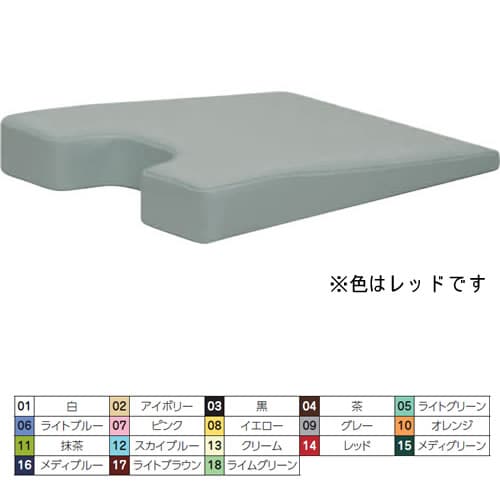 マクラ バスト用(薄型) レッド