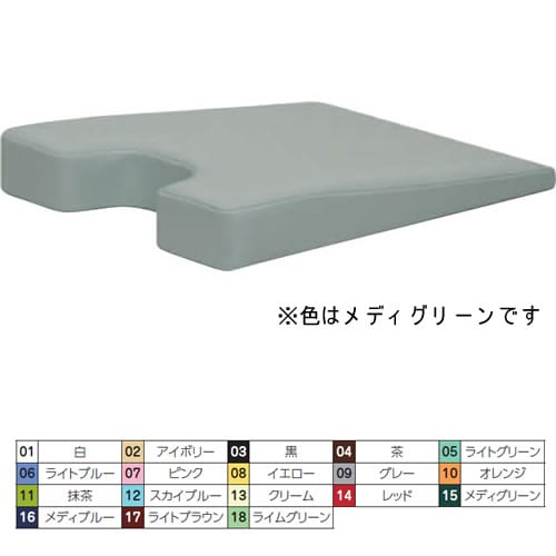 マクラ バスト用(薄型) メディグリーン