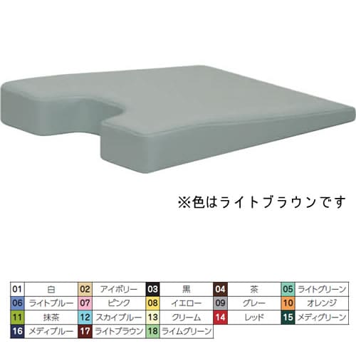 マクラ バスト用(薄型) ライトブラウン