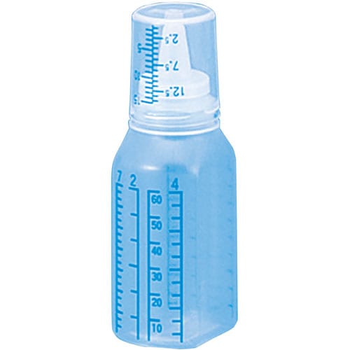 投薬瓶 SKカップ付ボトル青目盛未滅菌 60ml