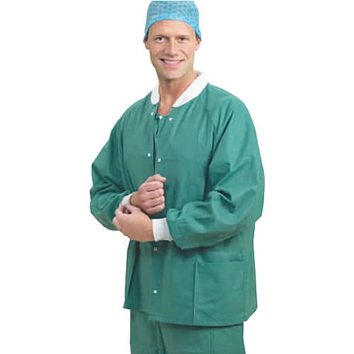 バリアー ウォームアップジャケット L グリーン