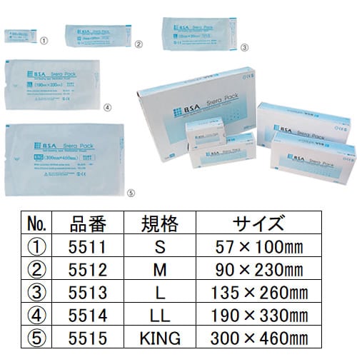 ステラパック(セルフシールパウチタイプ) L