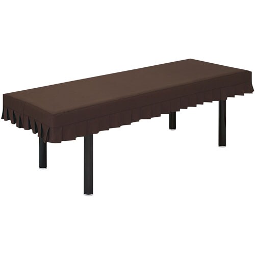 カラー診察台カバーフリル付600×1900mmBR