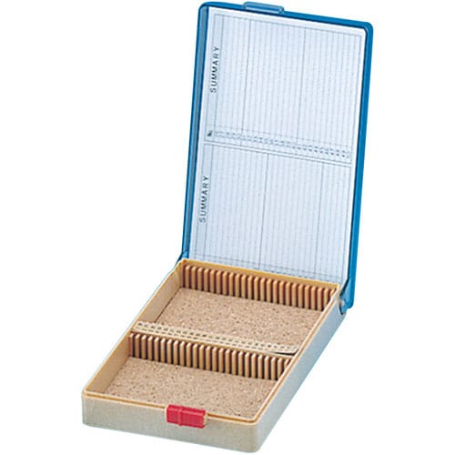 プレパラートボックス(透明フタ) 50枚用