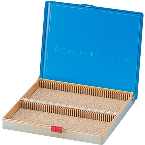 プレパラートボックス(透明フタ) 100枚用