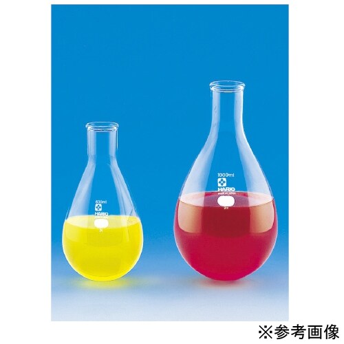 なす型フラスコ(ガラス製) 500ml