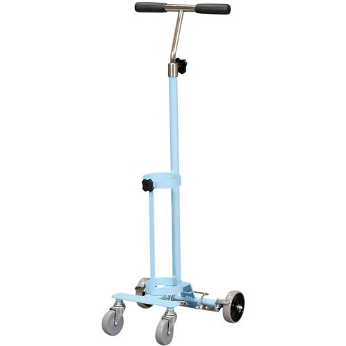 ストッパー付ボンベカートSD 500L ブルー