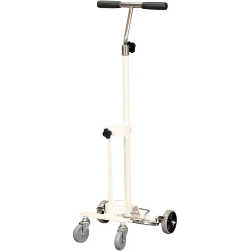 ストッパー付ボンベカートSD 500L ホワイト