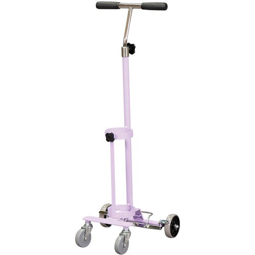 ストッパー付ボンベカートSD 500L パープル