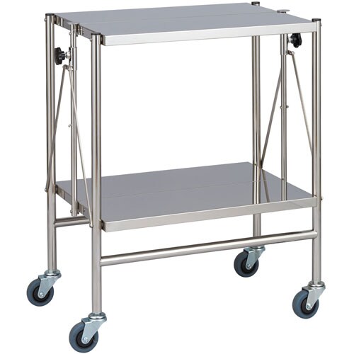 折りたたみ式器械台(自立型) 2段 MY−1580