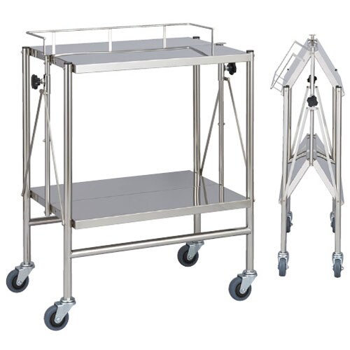 折りたたみ式器械台(自立型) 2段 MY−1583