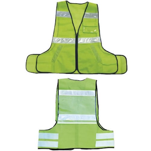 パトロールベストネオ(差替式) 蛍光グリーン