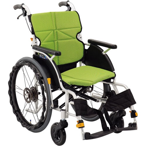 車いす ネクストコアプチ 自走用 ライトグリーン