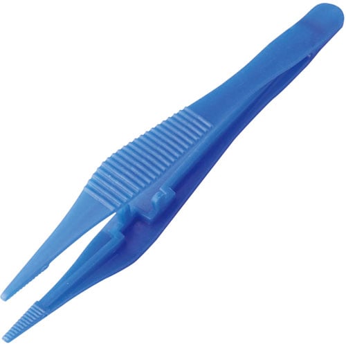 プラスチックピンセット ブルー