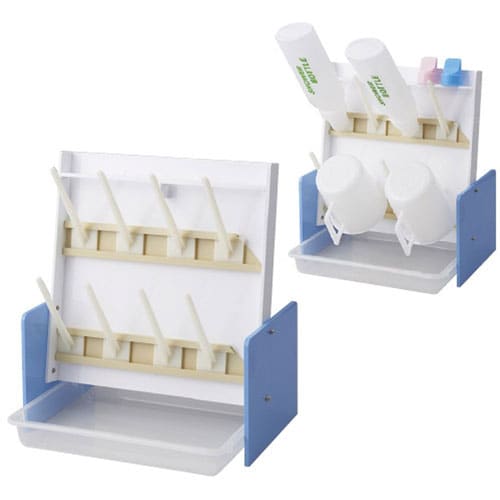 洗浄ボトル用乾燥ラック 8本掛