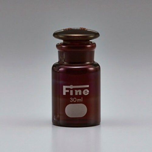 広口共通摺試薬瓶 60cc 茶