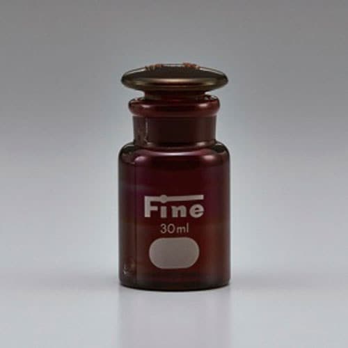 広口共通摺試薬瓶 120cc 茶