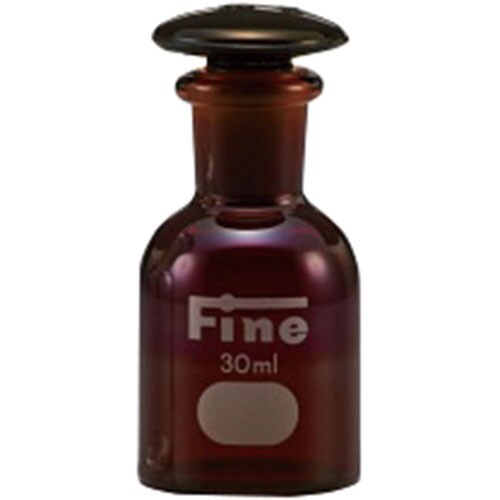 細口共通摺試薬瓶 30cc 茶