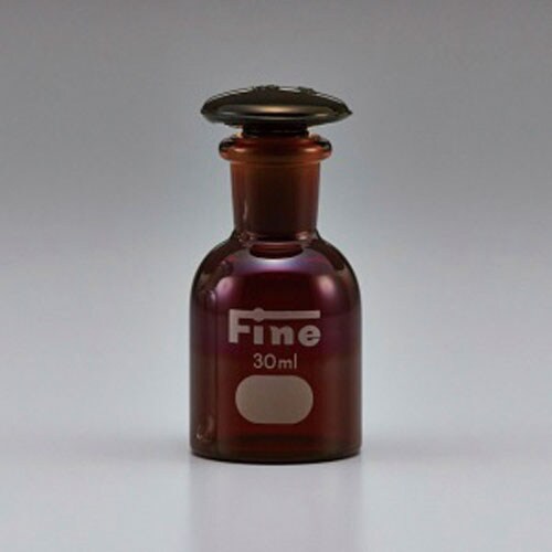 細口共通摺試薬瓶 60cc 茶