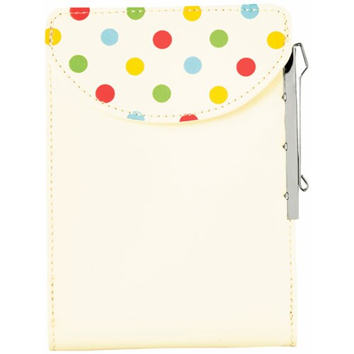 ひっかけペンケース ドットホワイト