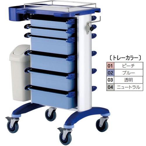 処置・包帯交換カート 本体/CBL・トレー/02