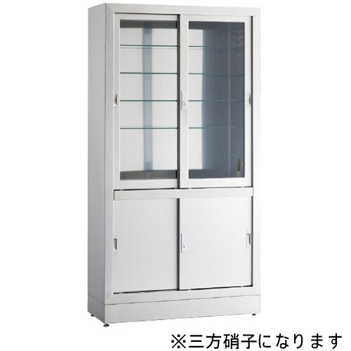 器械戸棚 三方硝子 KS−912NG