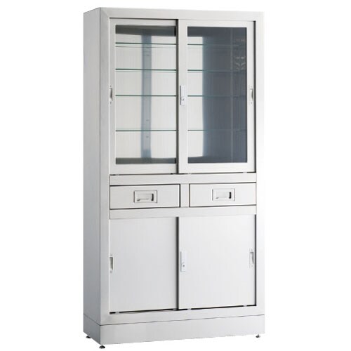 器械戸棚 側面ステンレス KS−913NG