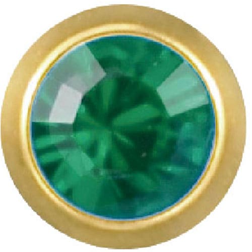 メディシステム医療用ピアス 5月エメラルド