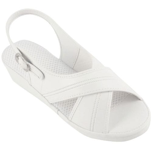 メッシュ・クロスサンダル M ホワイト