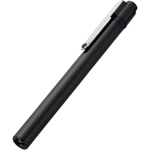 アルカプッシュライトLED暖色 ノック式 ブラック