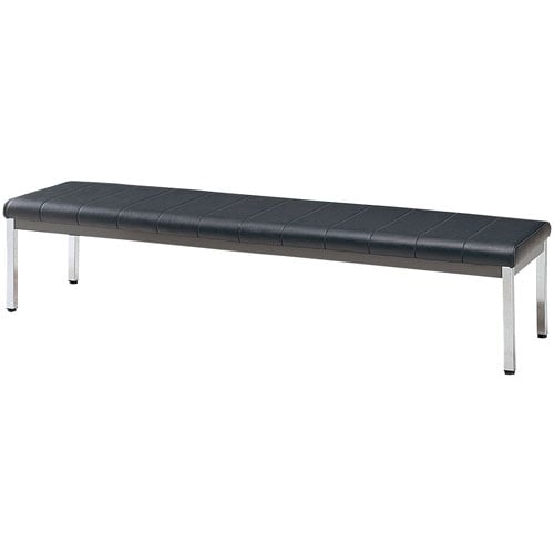 長イス 背無 MY−N1007 ダークグレー