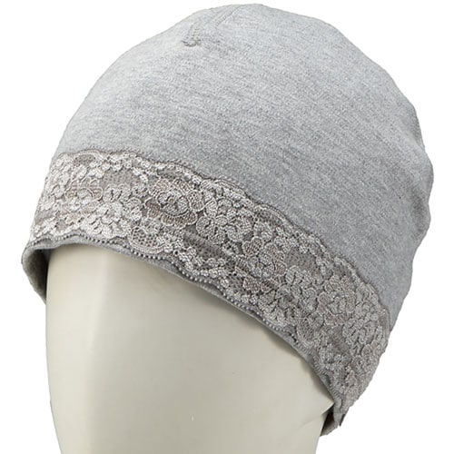 おしゃれキャップII(レース付) L グレー